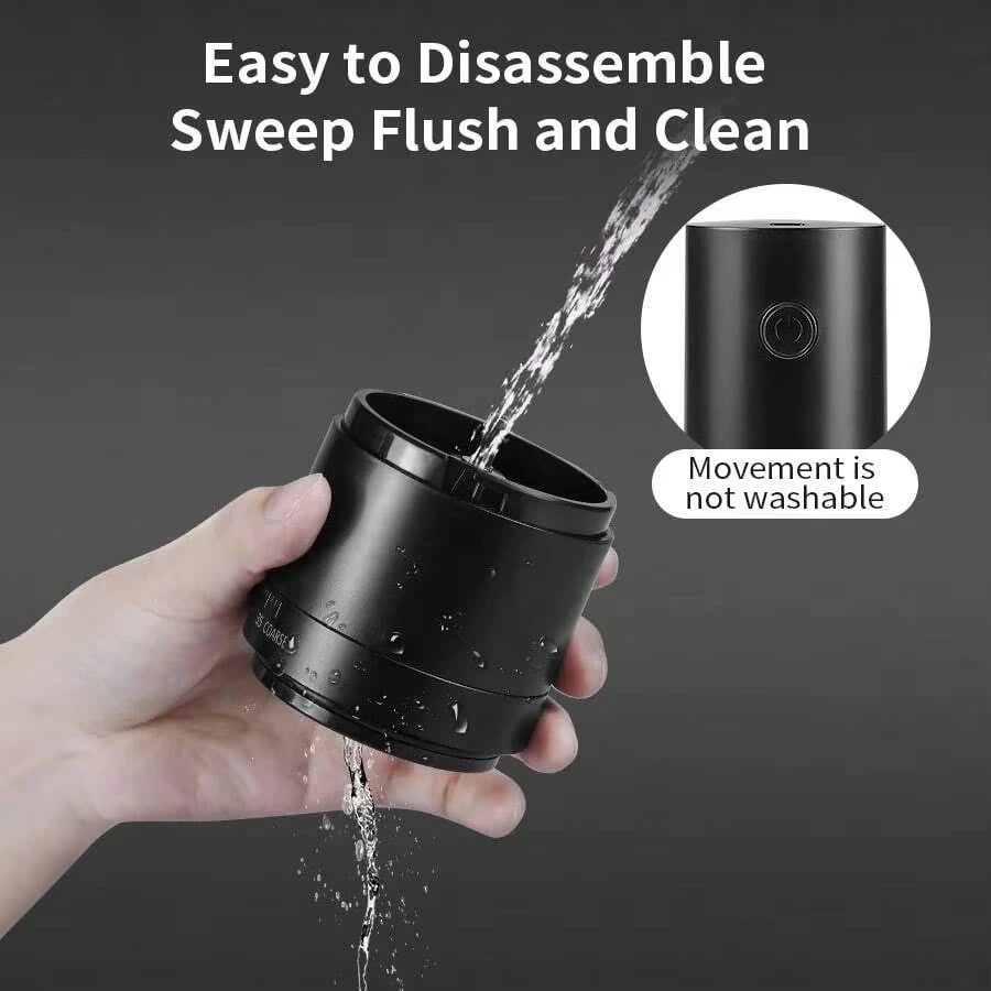 New Portable Electric Power Display Coffee Bean Grinder 38 Gears External Adjustable USB 2000mAh  Household Mini Coffee Machine