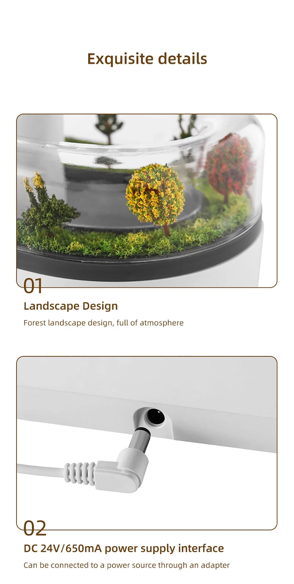 New Aroma Humidifier Raindrop Air Humidifier Colorful Atmosphere Light White Noise Music Essemtial Home Oil Fragrance Diffuser