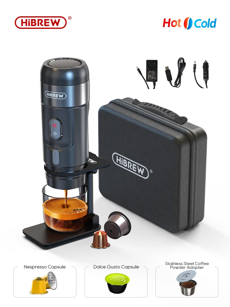 Portable Espresso Coffee Machine for Car & Home - 12V Nespresso Compatible