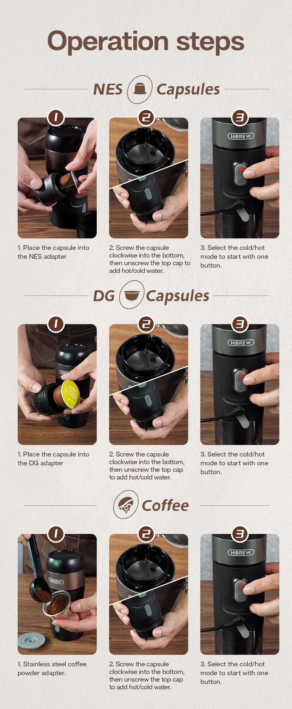 Portable Espresso Coffee Machine for Car & Home - 12V Nespresso Compatible