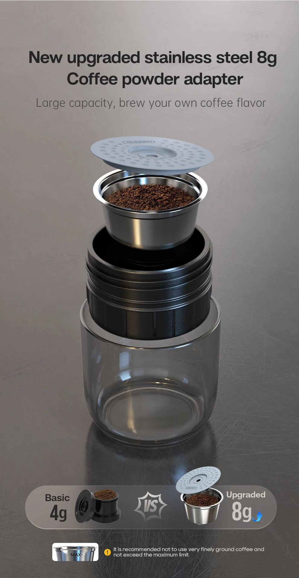 Portable Espresso Coffee Machine for Car & Home - 12V Nespresso Compatible