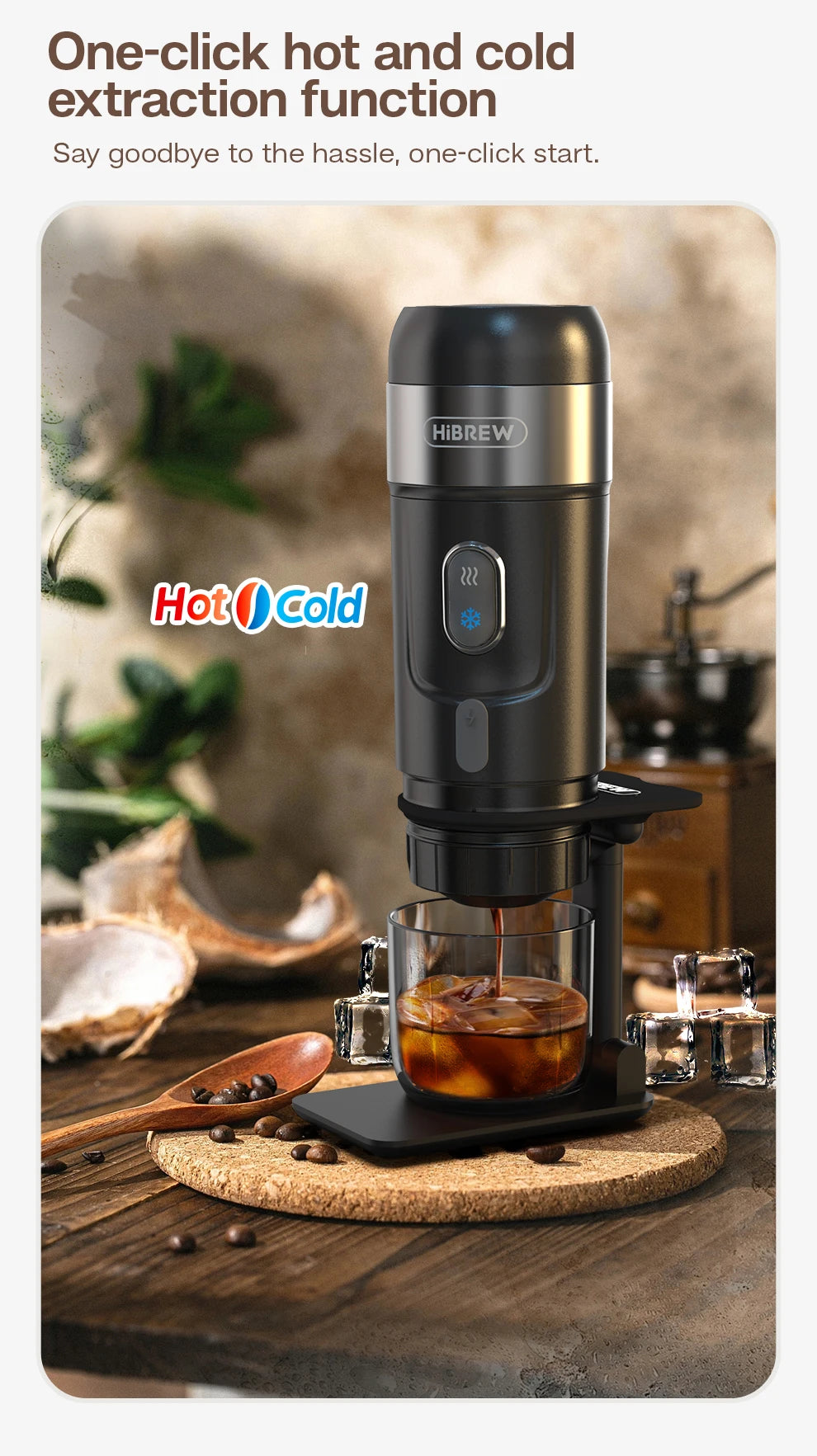 Portable Espresso Coffee Machine for Car & Home - 12V Nespresso Compatible