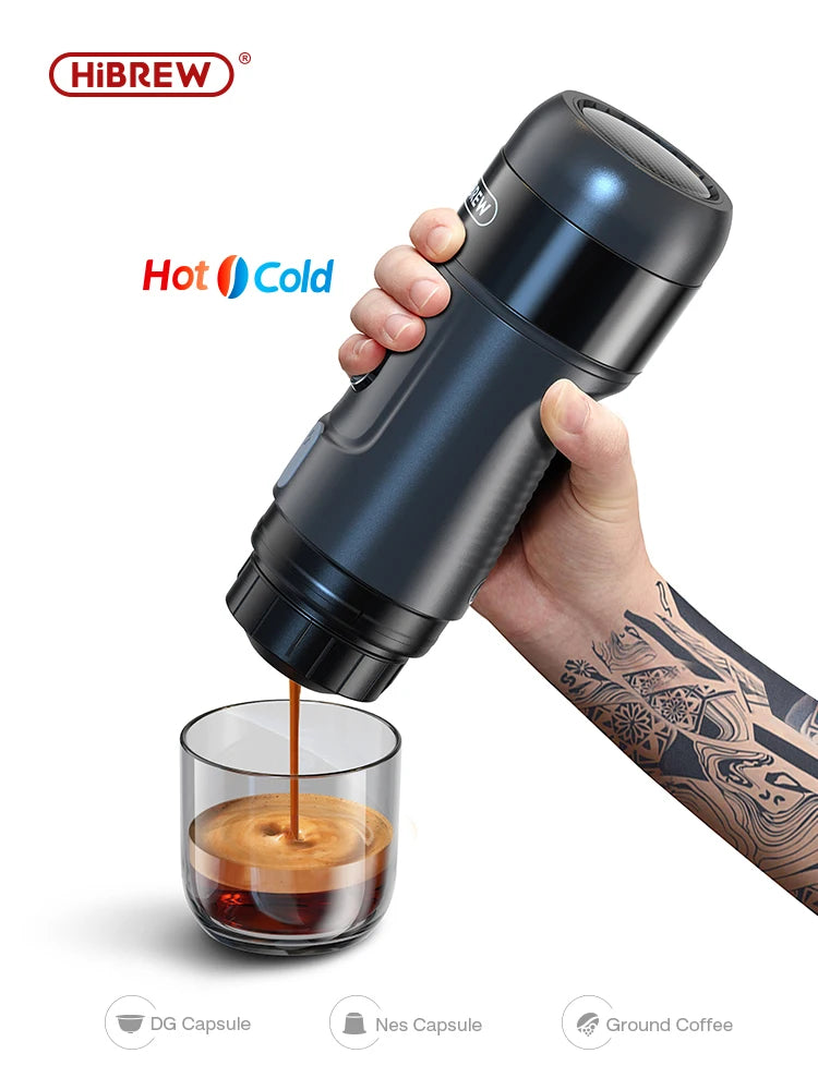 Portable Espresso Coffee Machine for Car & Home - 12V Nespresso Compatible